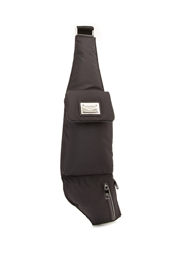 Черная мужская сумка с логотипом Dolce&Gabbana