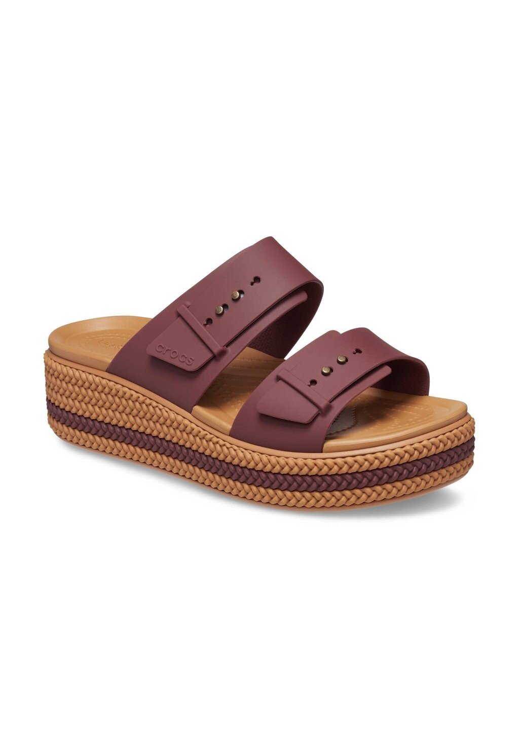 

Шлепанцы BROOKLYN BUCKLE Crocs, коричневый