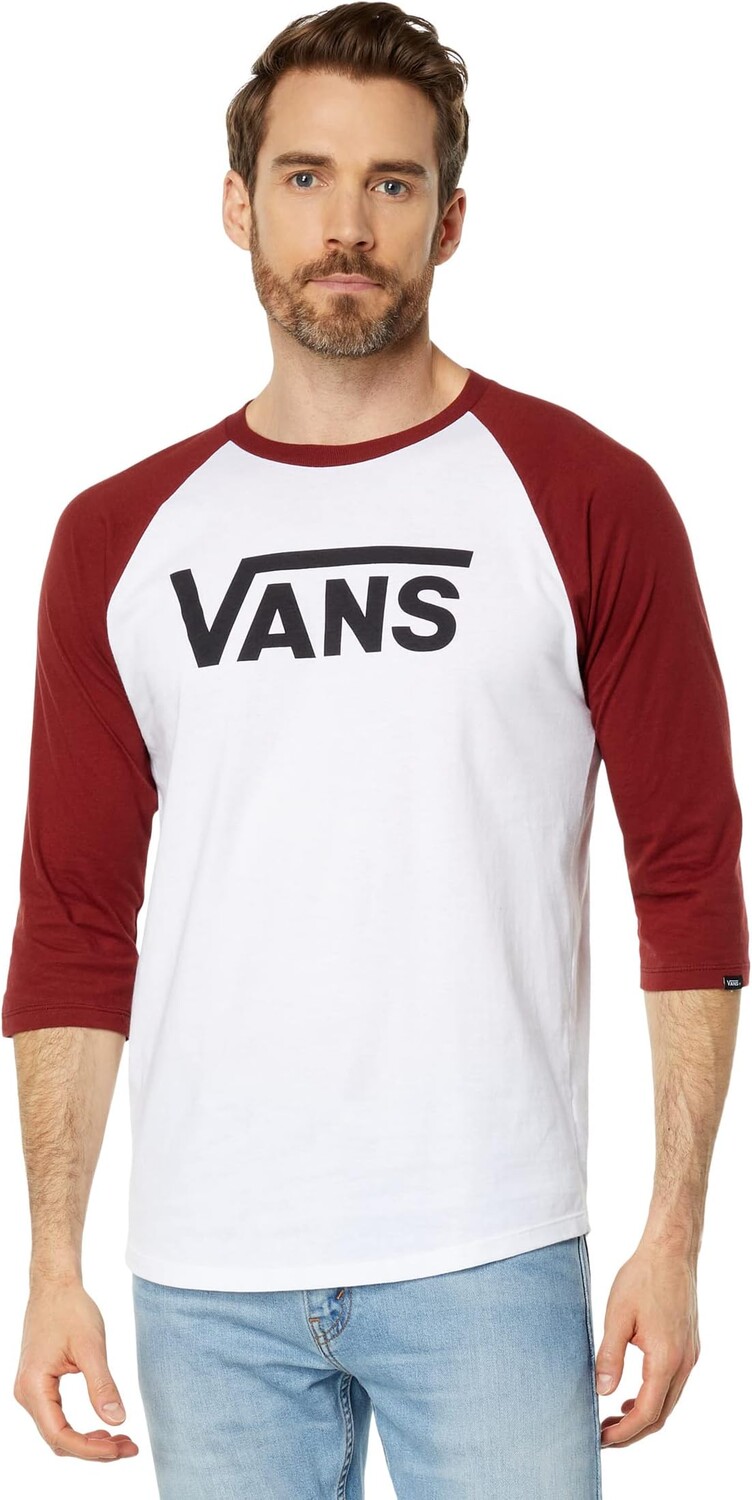 

Ванс Классический Реглан Vans, цвет White/Black/Syrah