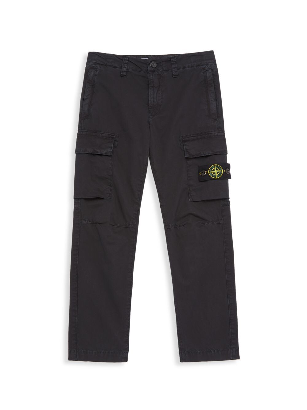 

Брюки-карго для маленьких мальчиков и мальчиков Stone Island, черный