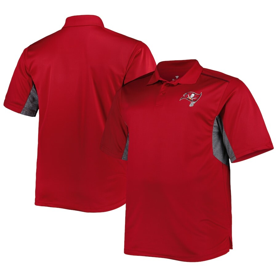 

Поло с коротким рукавом Fanatics Branded Tampa Bay Buccaneers, красный