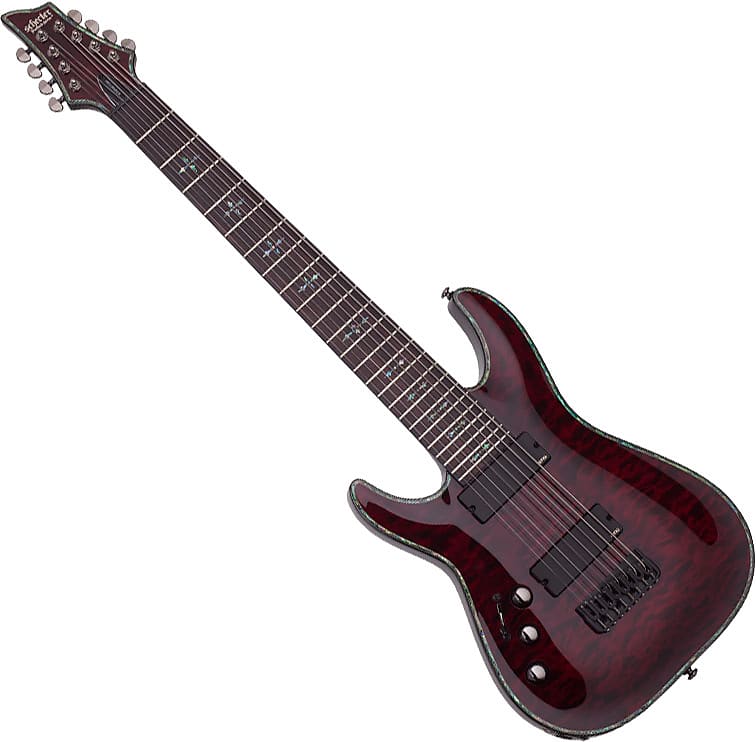 

Электрогитара Schecter Hellraiser C-8 Left-Handed 8-String Electric Guitar Black Cherry