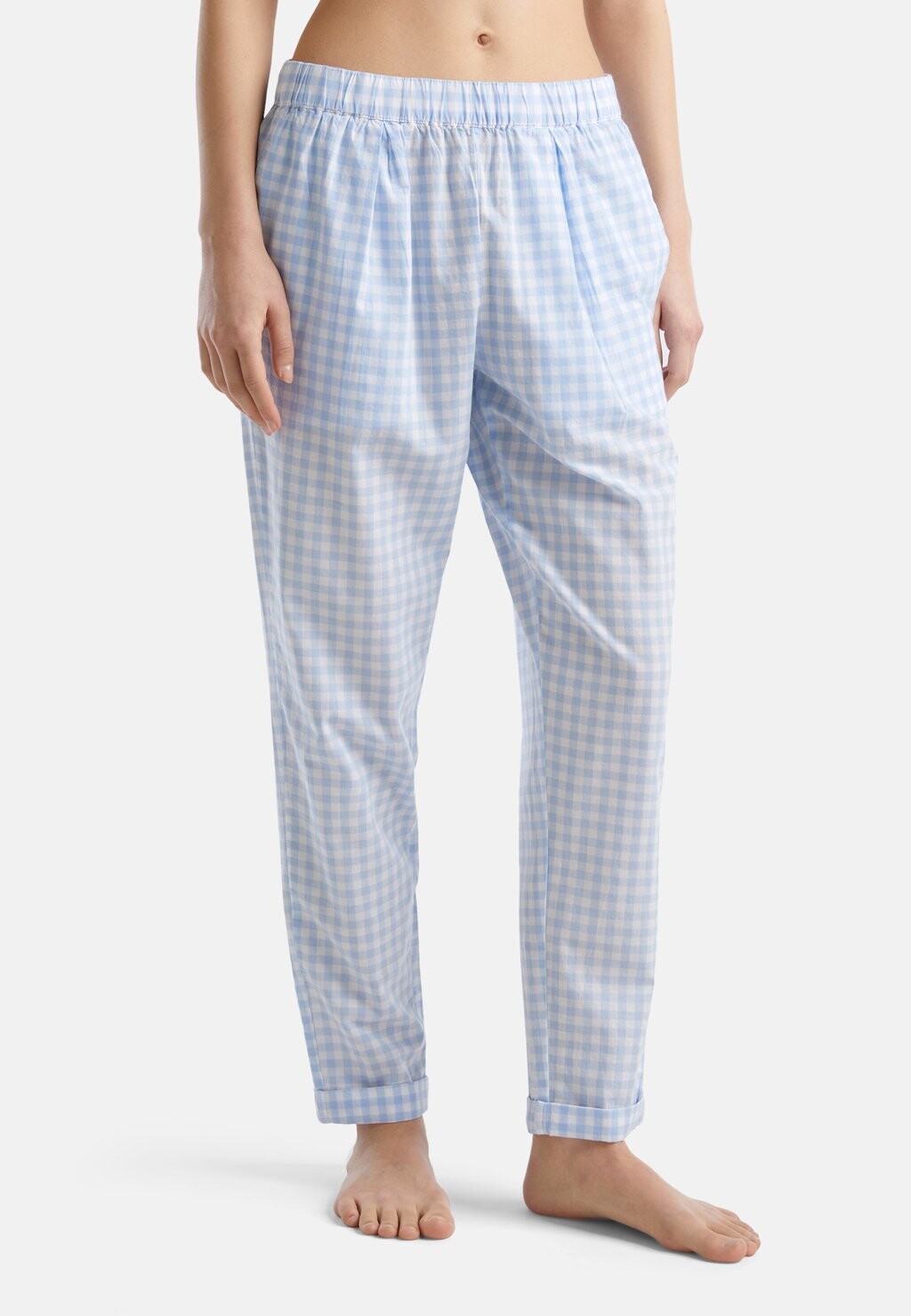 

Пижамные штаны WITH PATTERN United Colors of Benetton, Светло-синий