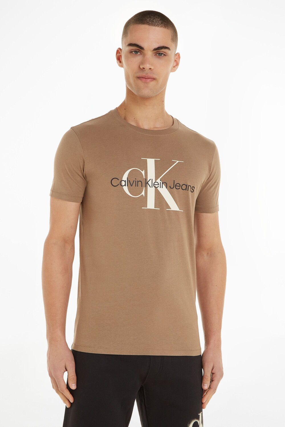 

Зеленая футболка с монологом Calvin Klein Jeans, зеленый