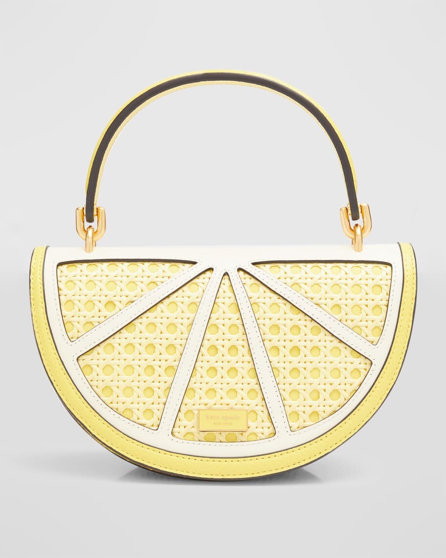 

Сумка через плечо из ротанга с леопардовым принтом kate spade new york