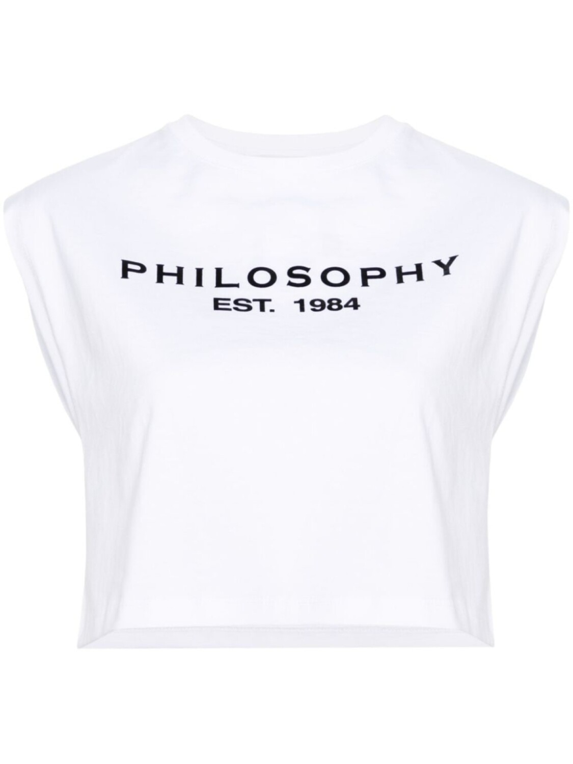 

Philosophy Di Lorenzo Serafini футболка без рукавов с логотипом, белый