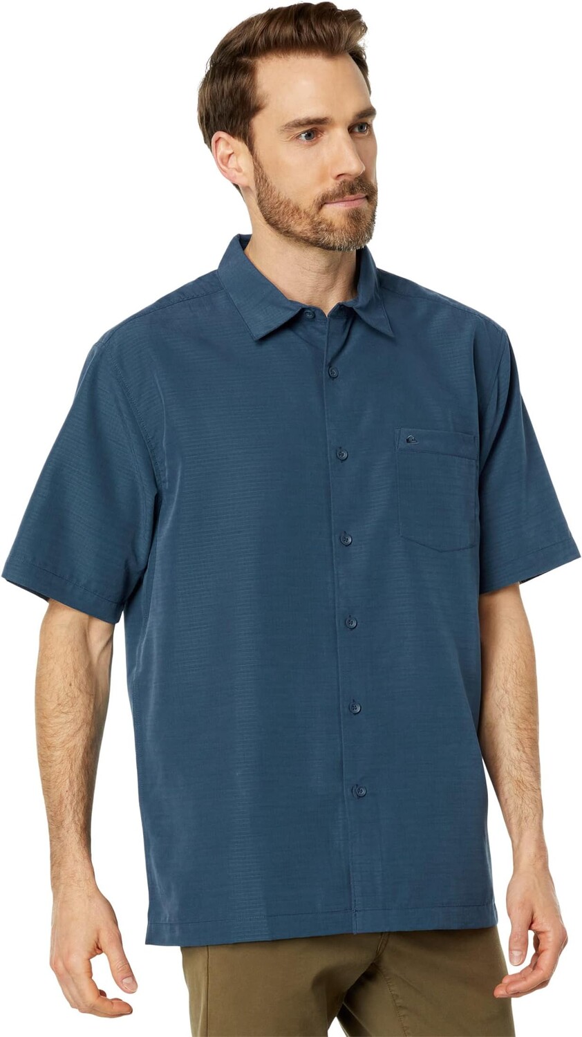 

Рубашка Centinela 4 с коротким рукавом Quiksilver, цвет Midnight Navy Centinella