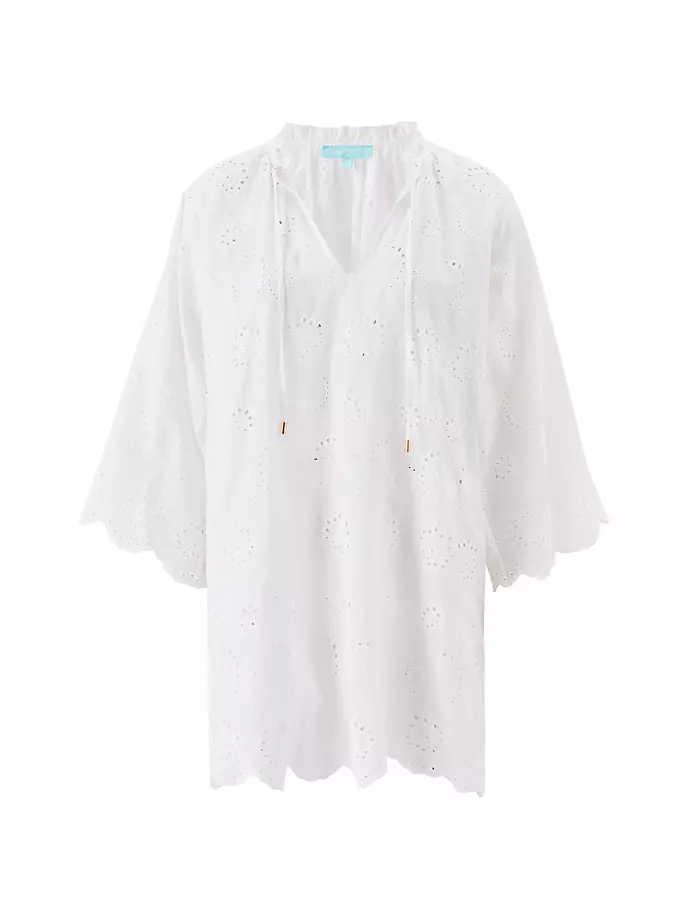 

Кафтан с люверсами Lucy Cotton Melissa Odabash, белый