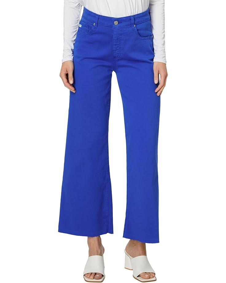 

Джинсы AG Jeans Saige High Rise Straight Wide Leg Jeans, цвет Electric Blue