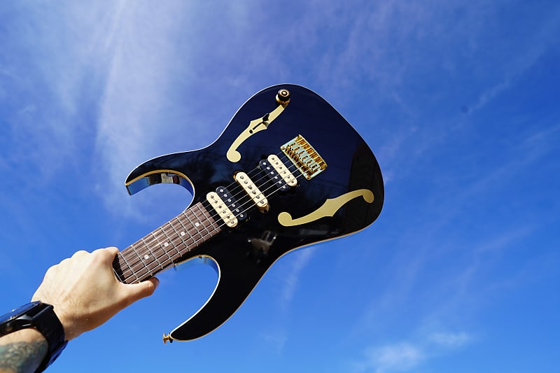 Электрогитара Ibanez Paul Gilbert PGM50 Black 6-String Guitar w/Bag цена и фото