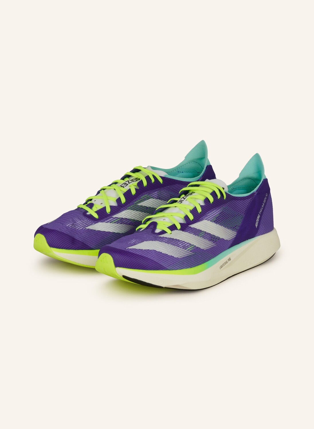 

Кроссовки adizero takumi sen 10 adidas, синий/белый
