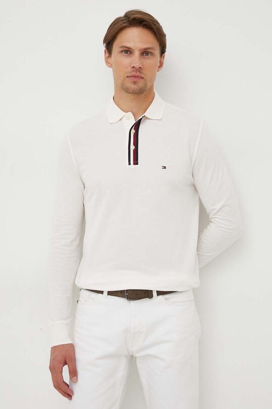 

Хлопковая рубашка с длинными рукавами Tommy Hilfiger, розовый