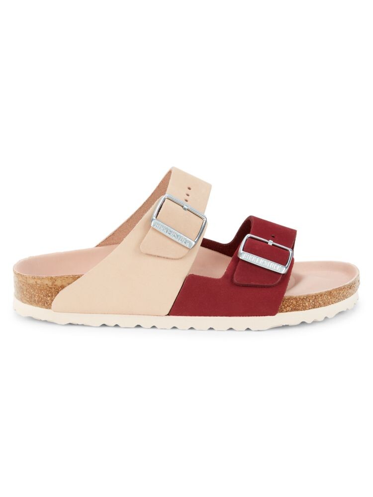 

Двухцветные узкие сандалии Arizona Birkenstock, цвет Red Multicolor