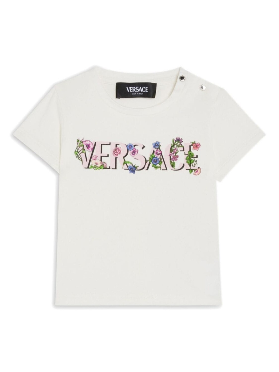 

Versace Kids футболка с логотипом, белый