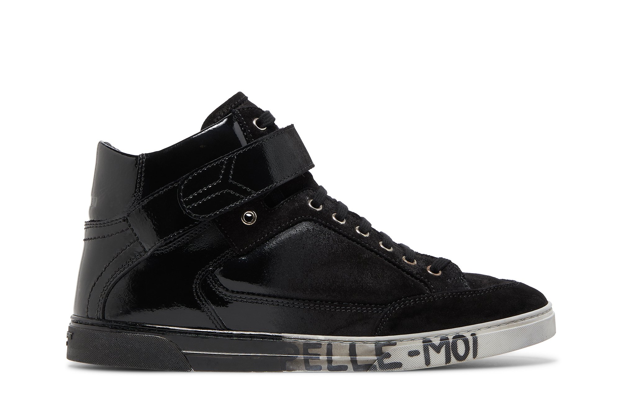 

Высокие кроссовки Saint Laurent Degrade High, черный