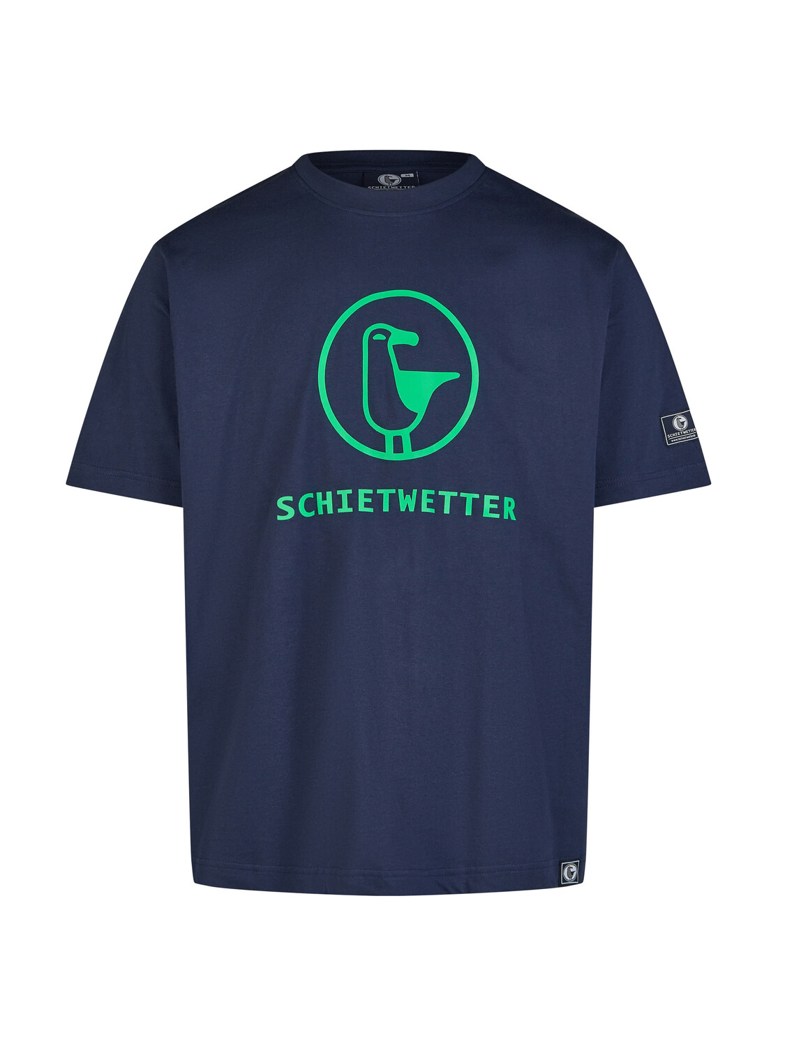 

Футболка SCHIETWETTER Fabian,, цвет navy/neongreen