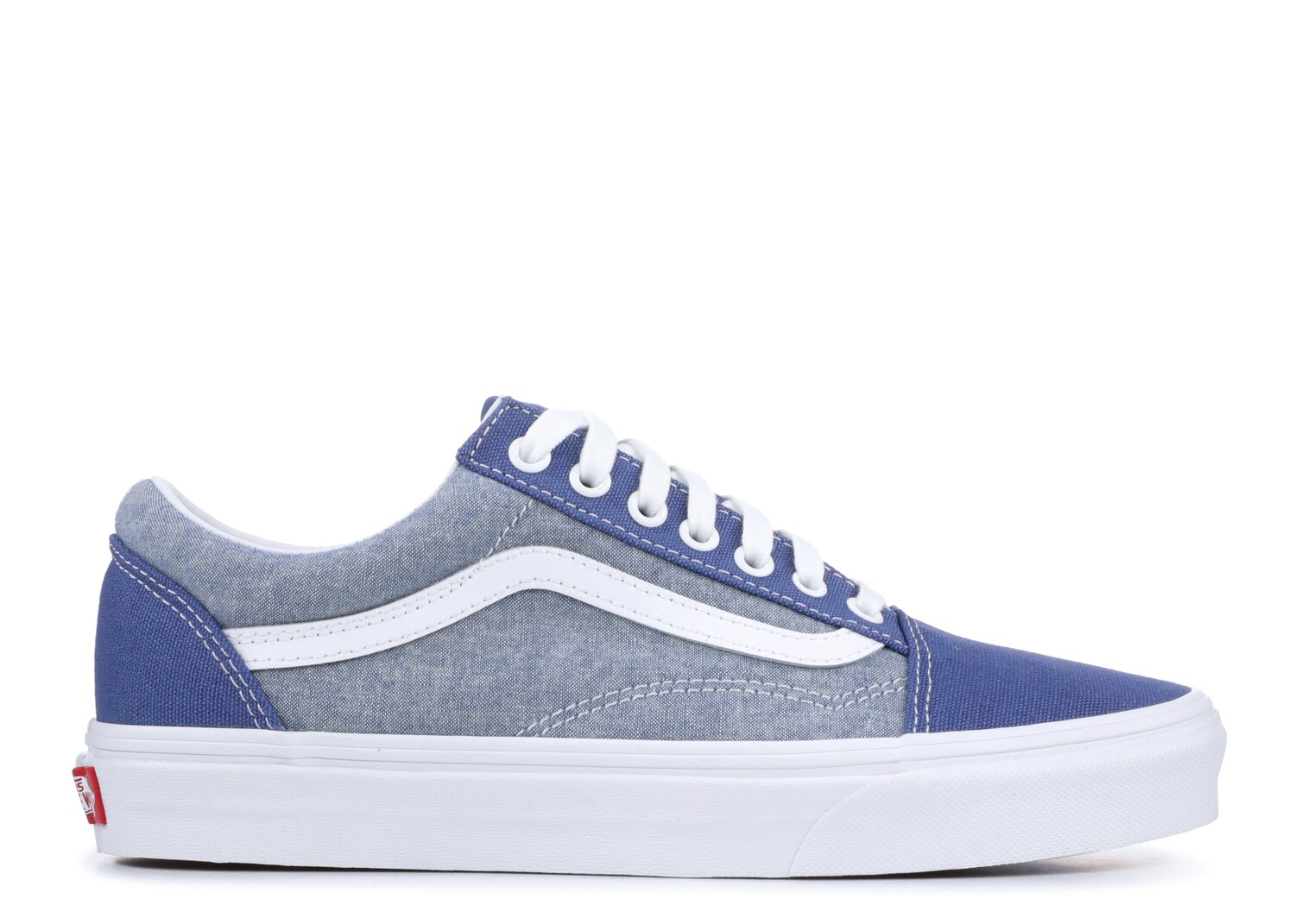 

Кроссовки Vans Old Skool Canvas 'Navy Chambray', синий, Синий;серый