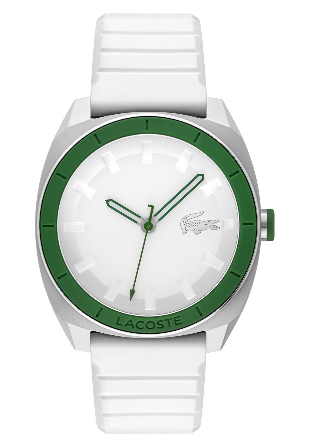 Часы Sprint Lacoste, цвет silber/grün/weiss weiß