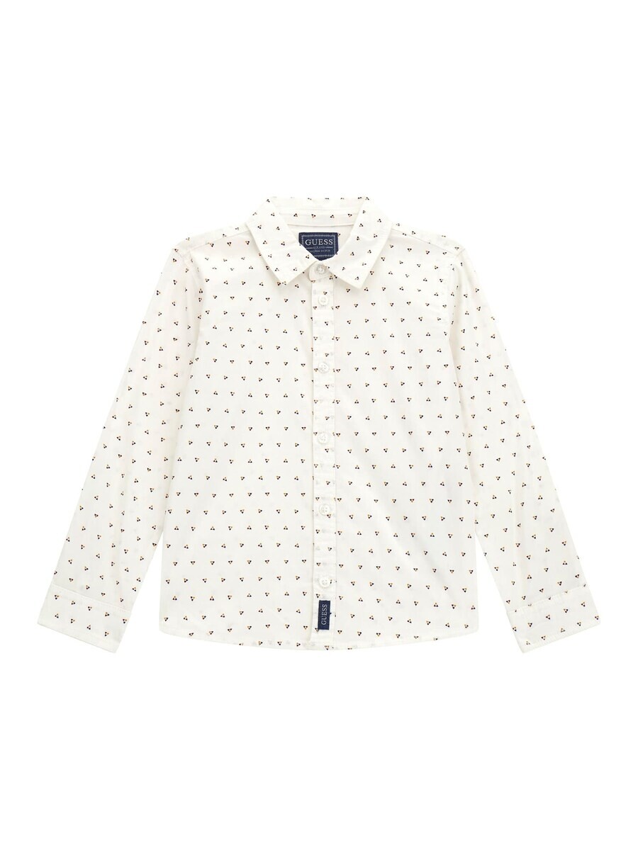 

Рубашка GUESS Regular fit Button Up Polka Dots, белый