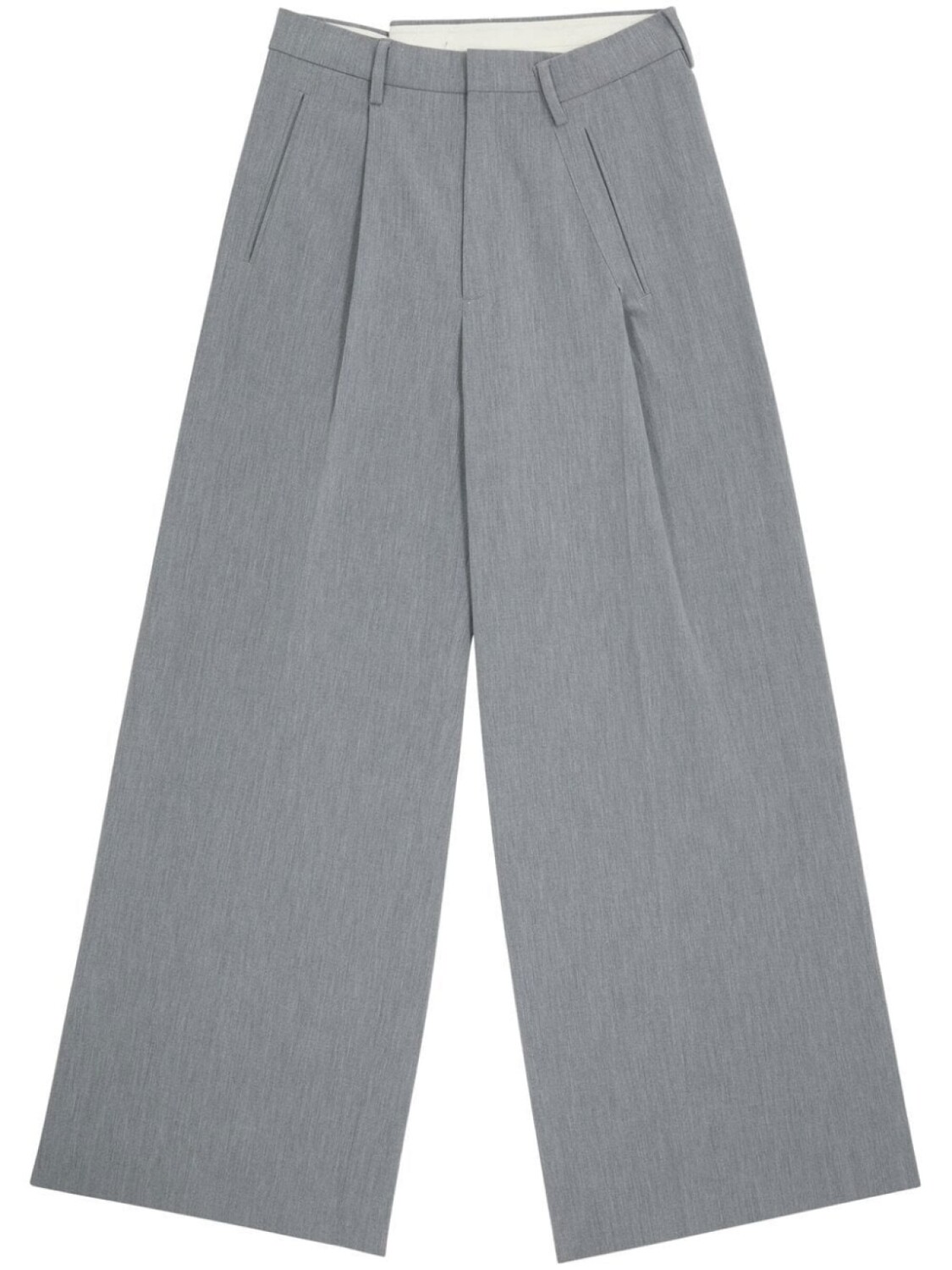 

MM6 Maison Margiela широкие брюки строгого кроя, серый