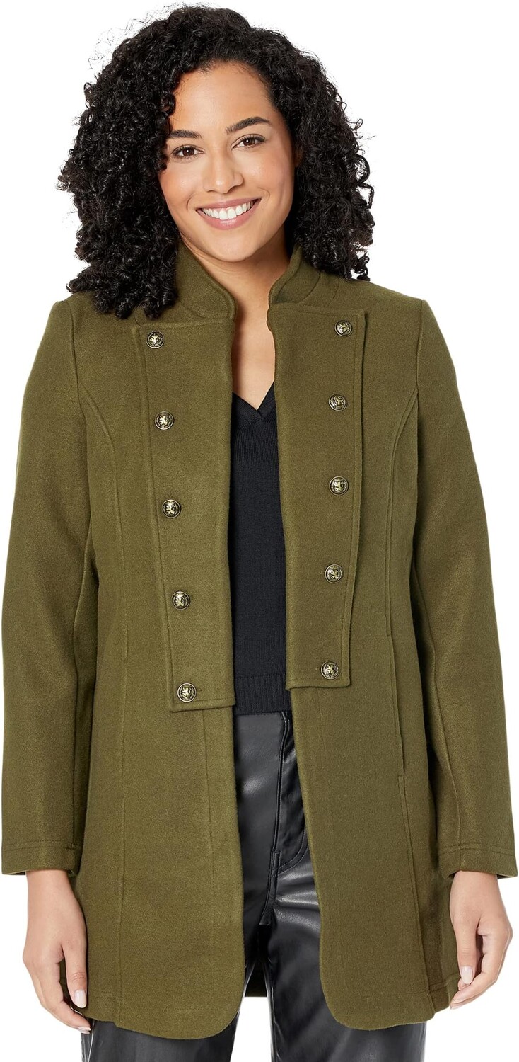 

Куртка Tommy Hilfiger Long Band Jacket Fleece, цвет Dark Olive