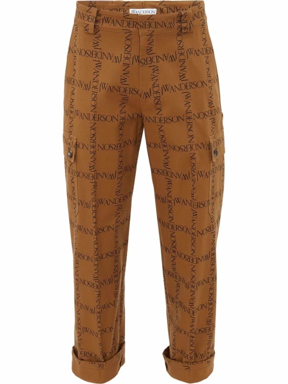 

JW Anderson брюки прямого кроя, коричневый