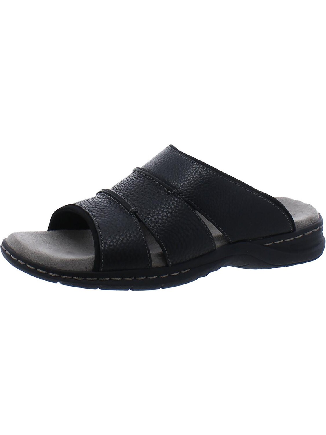 

Мужские кожаные сандалии без шнуровки Gordon Dr. Scholl's Shoes, цвет Black Leather