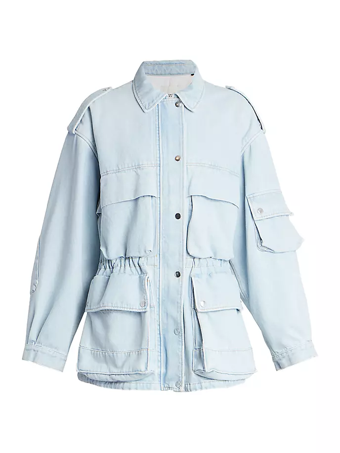 

Полевая куртка Elize Chambray Isabel Marant, синий