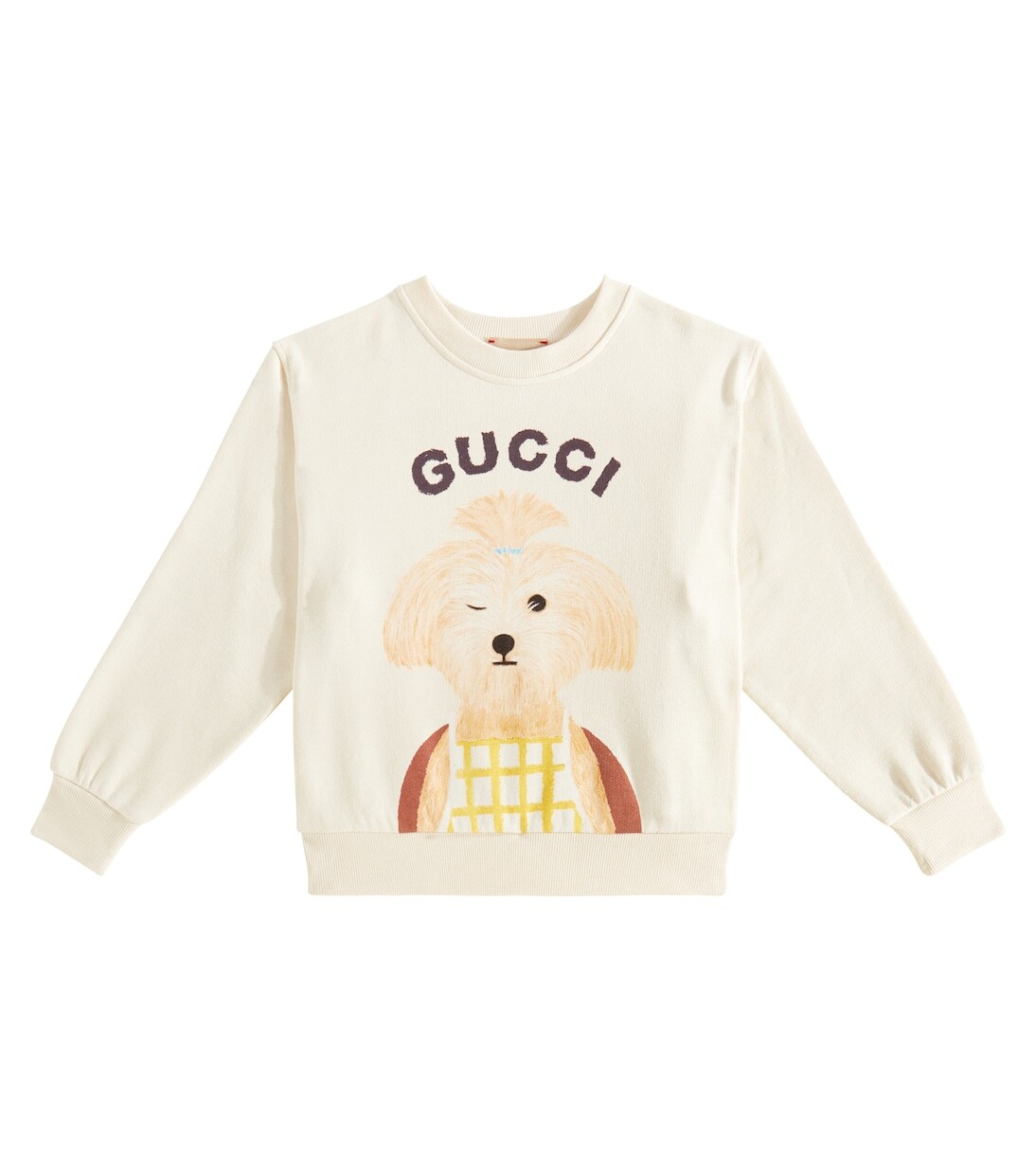 

Толстовка из хлопка с принтом Gucci, белый
