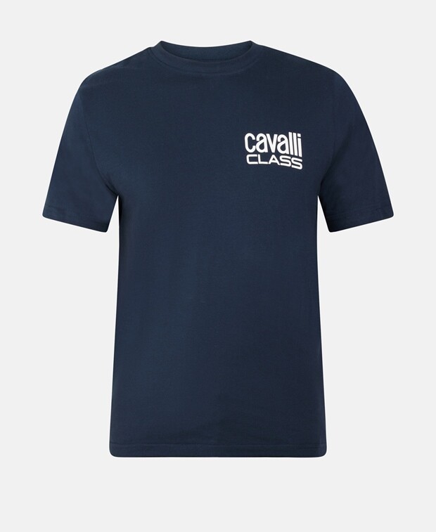 

Футболка Cavalli Class, темно-синий