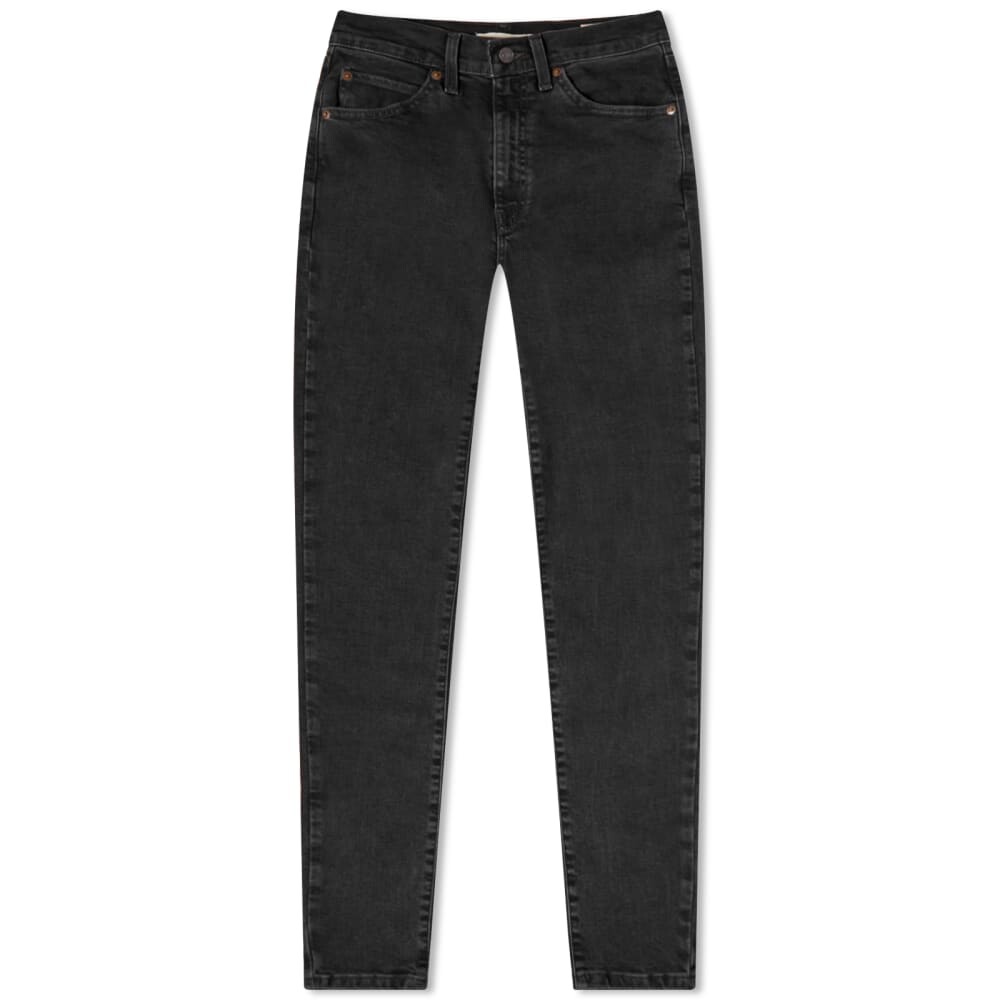 

Высокие джинсы скинни Levi's в стиле ретро, черный