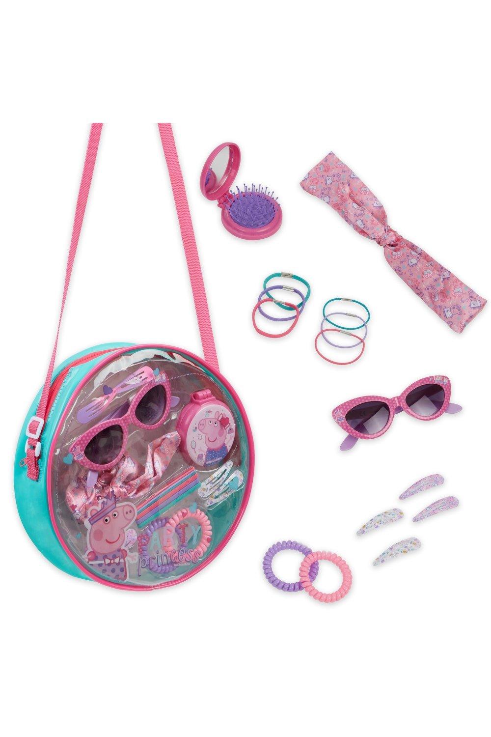 подарочный набор для девочек аксессуары для девочек Сумка для аксессуаров Peppa Pig, розовый