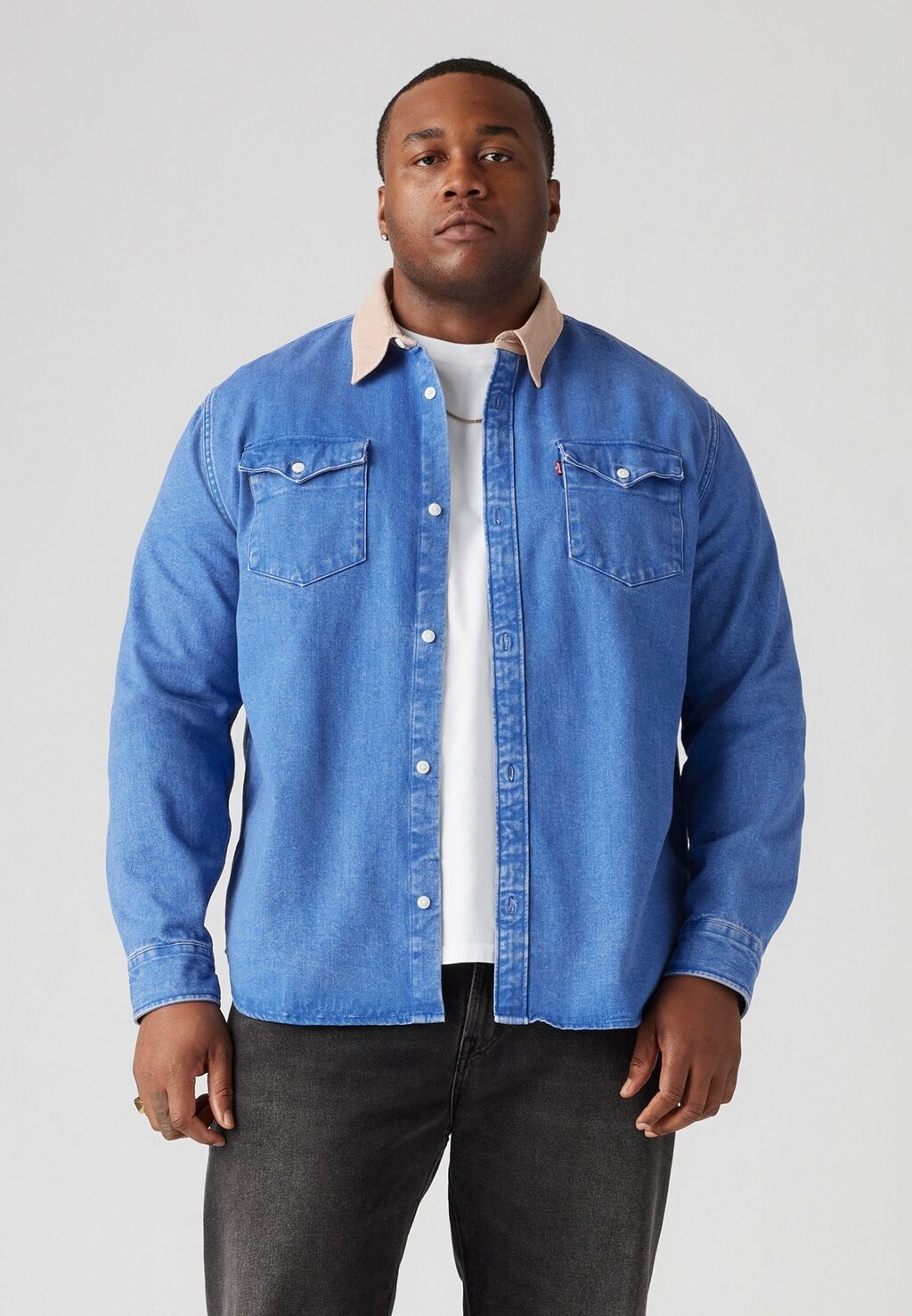 

Рубашка BIG RELAXED FIT WESTERN Levi's® Plus, синий деним