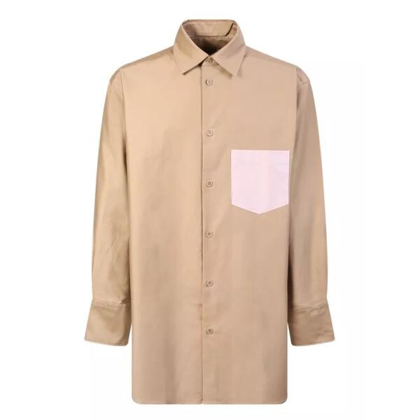 

Футболка beige oversize shirt J.W. Anderson, мультиколор