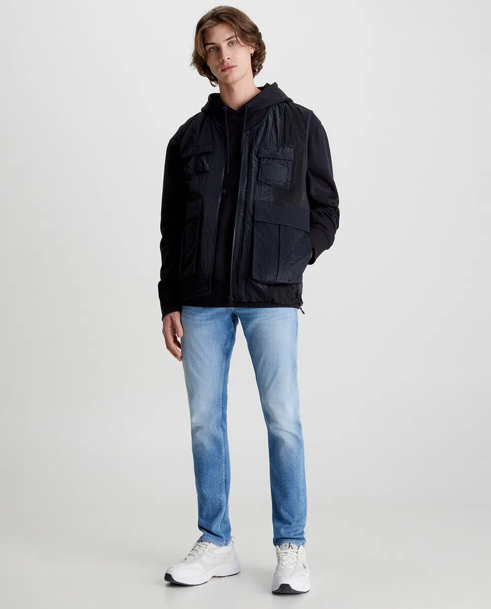 

Мужские узкие светлые джинсы Calvin Klein Jeans, светло-голубой