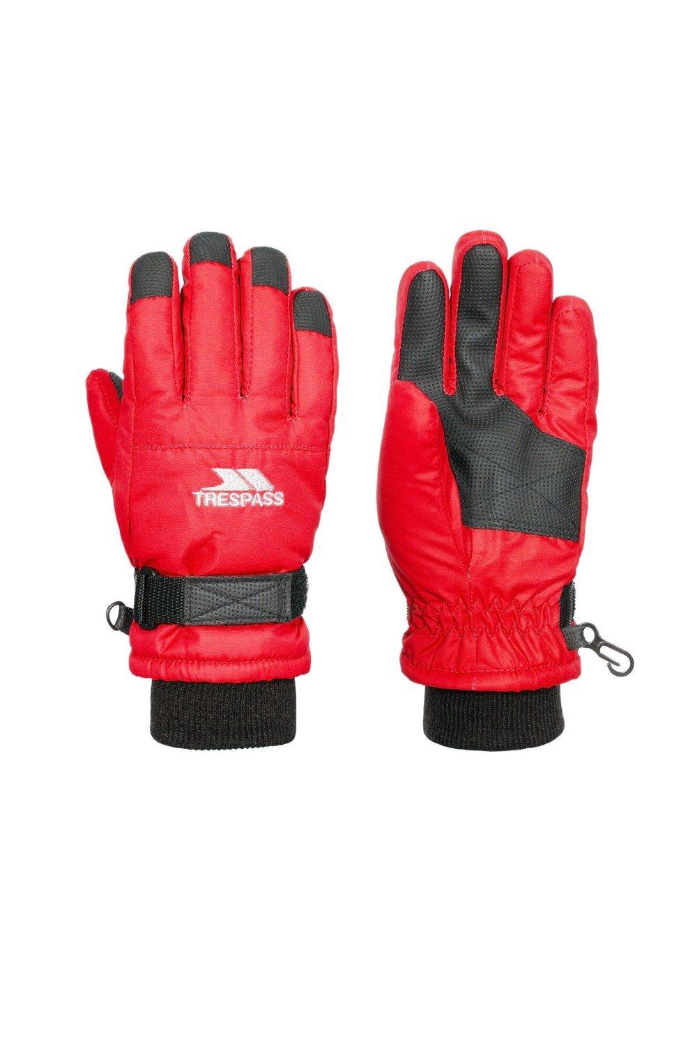 Лыжные перчатки Рури II Trespass, красный искусственные перчатки 3 мм защита от царапин для дайвинга с регулируемым ремешком сохраняет тепло для подводной охоты каякинга