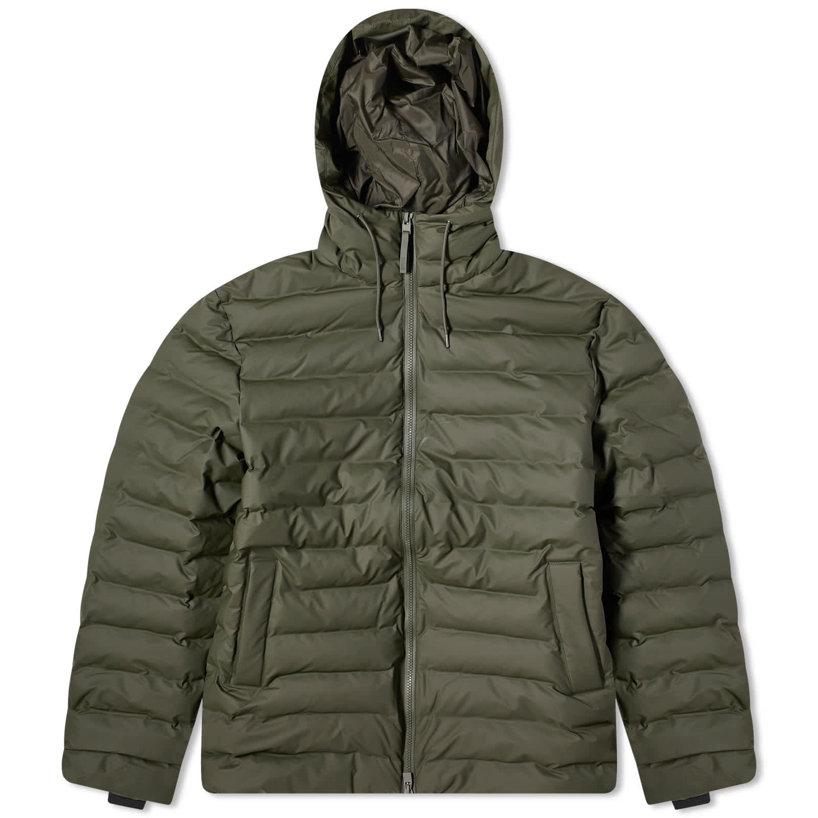 Куртка Rains Lohja Puffer, зеленый куртка утепленная rains lohja long puffer черный