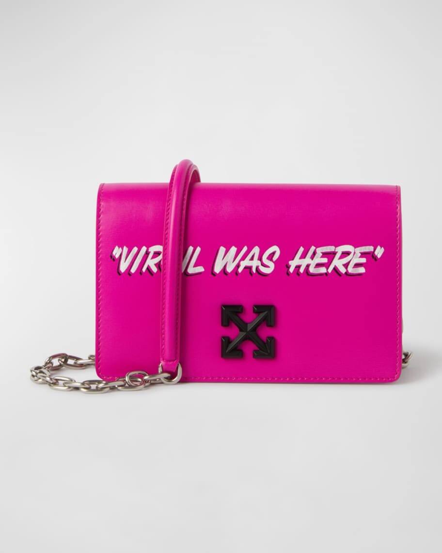 

Кожаная сумка через плечо Jitney 0.5 Quote Off-White