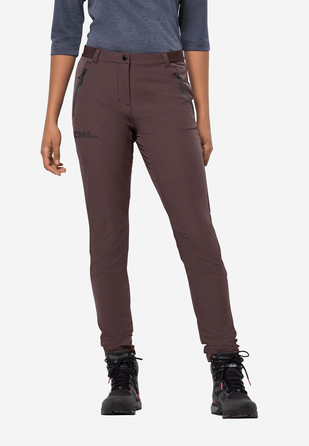 

Брюки для активного отдыха GEIGELSTEIN SLIM Jack Wolfskin, цвет java