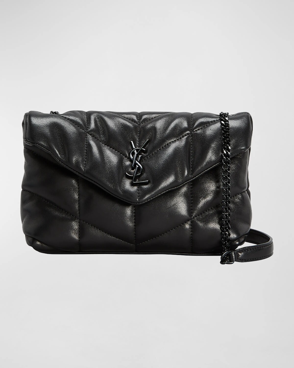 

Кожаная сумка через плечо Loulou Toy YSL Saint Laurent, цвет Black