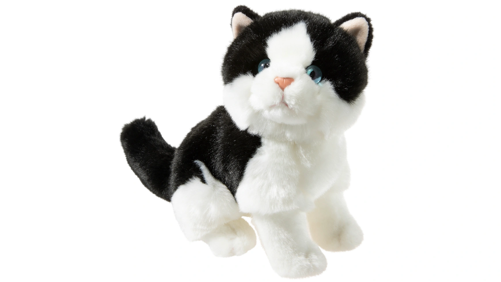 Heunec Misanimo кот черно-белый сидящий 24см