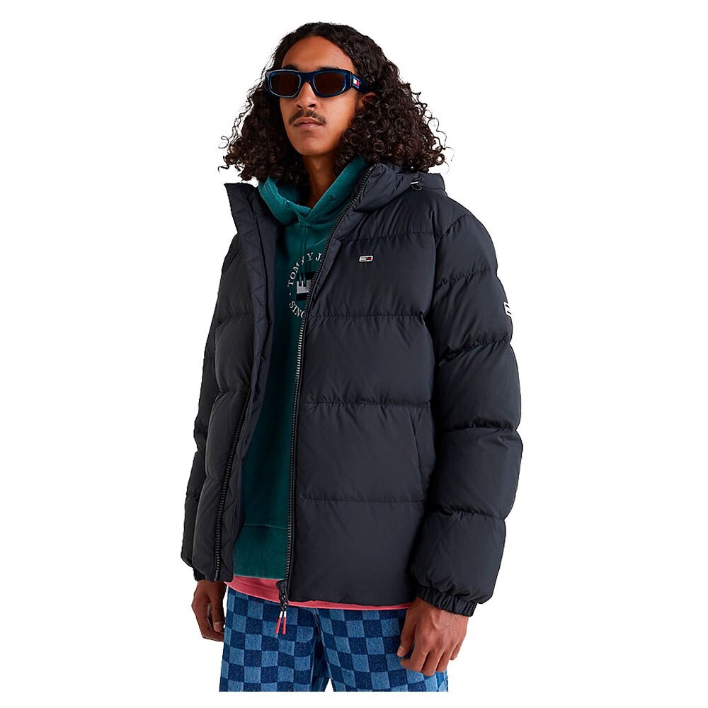 

Куртка Tommy Jeans Essential Down, черный