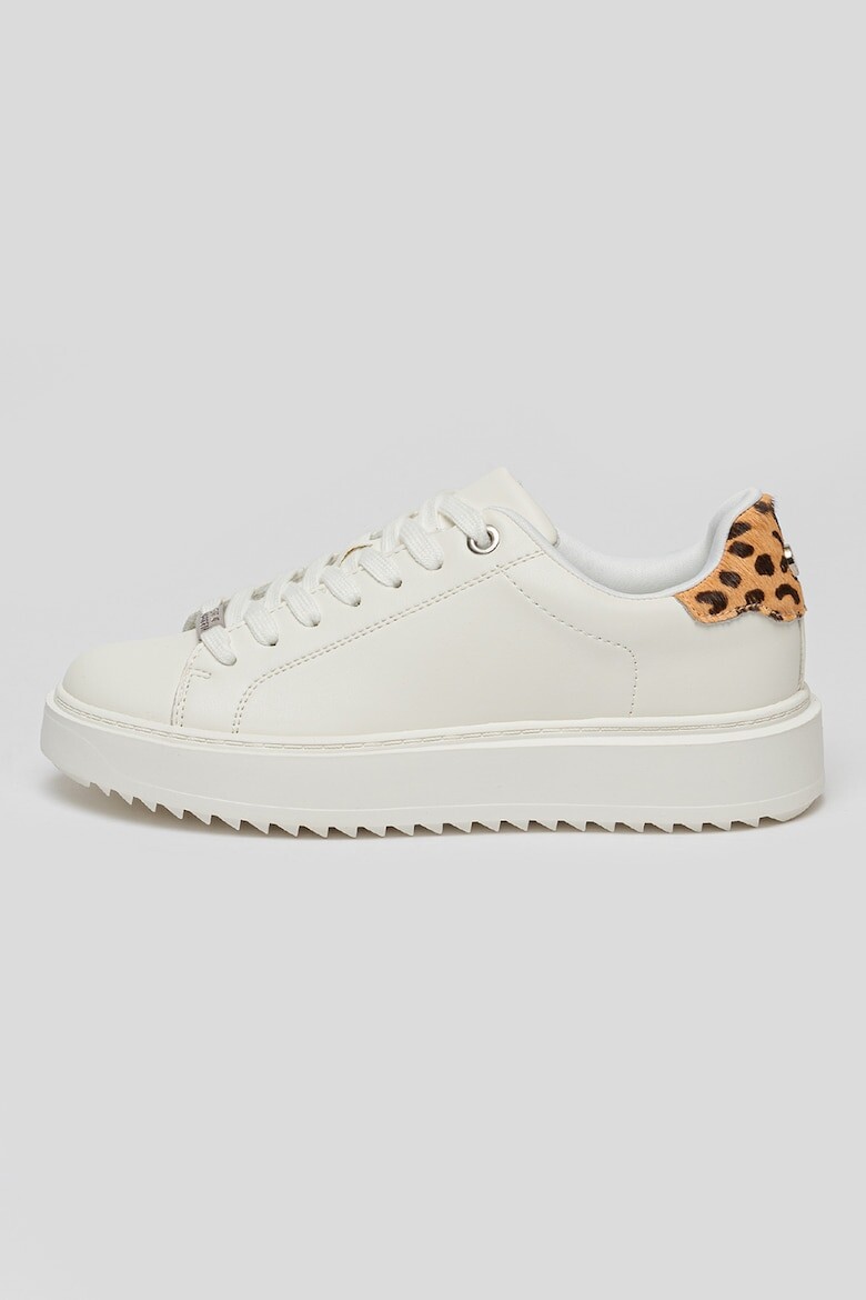 

Кроссовки Catcher из экокожи и кожи на плоской платформе Steve Madden, белый