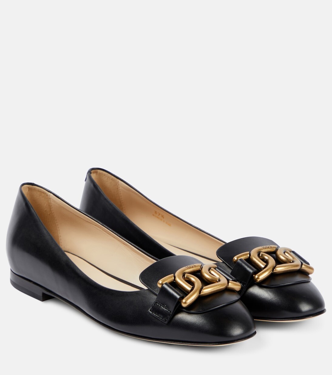 

Кожаные балетки kate Tod'S, черный