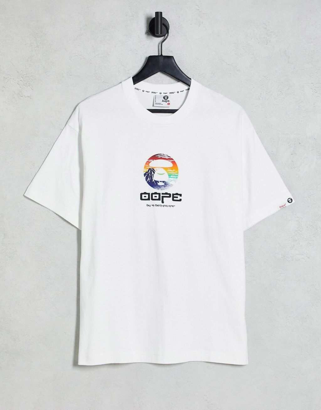 

Белая футболка Aape By A Bathing Ape japan