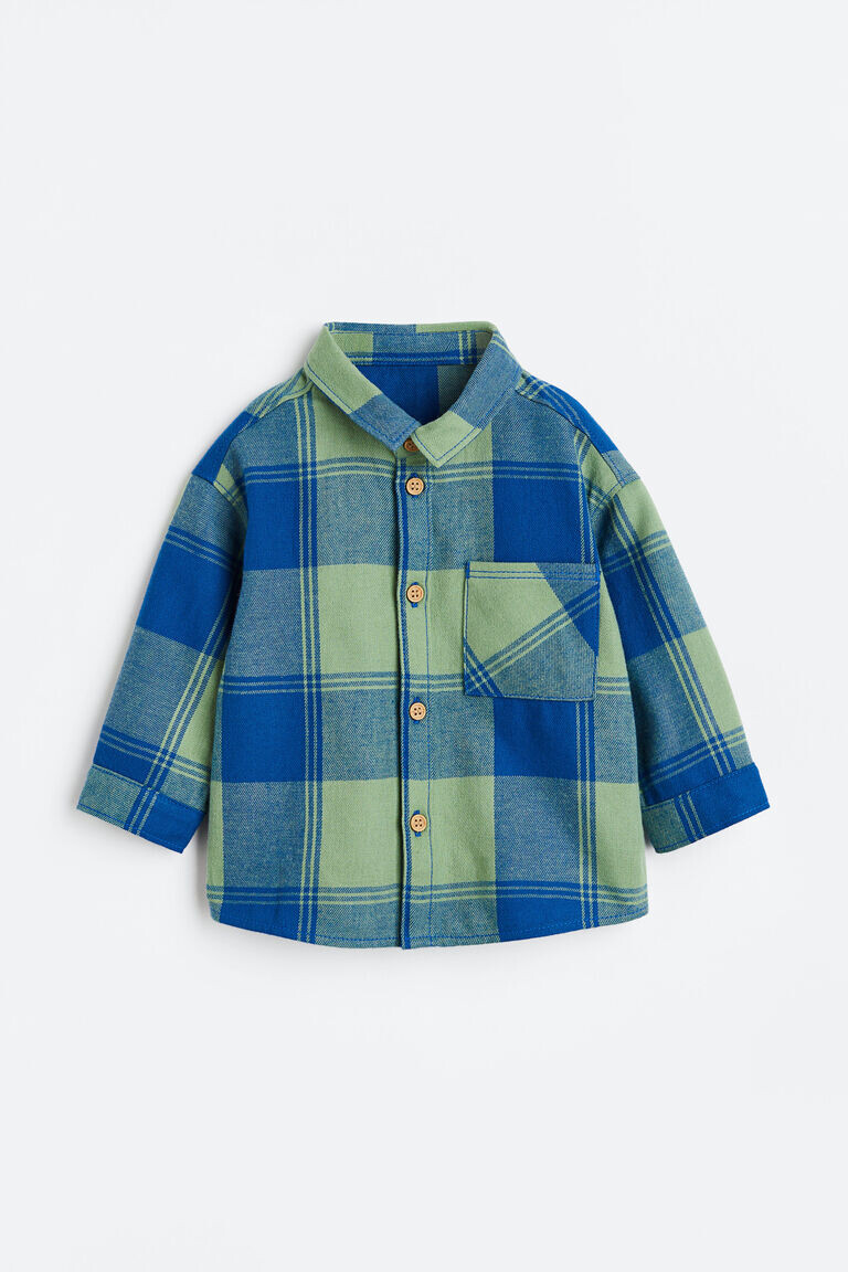 

Фланелевая рубашка H&M, зеленый