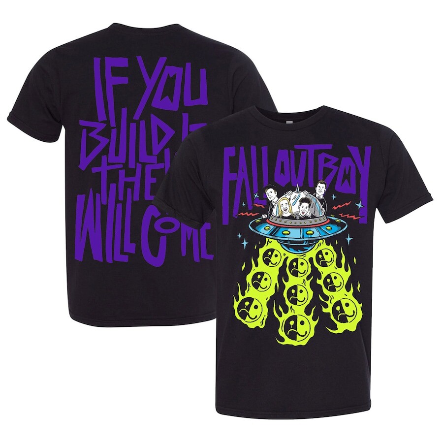 

Футболка с коротким рукавом Ampro Fall Out Boy, черный