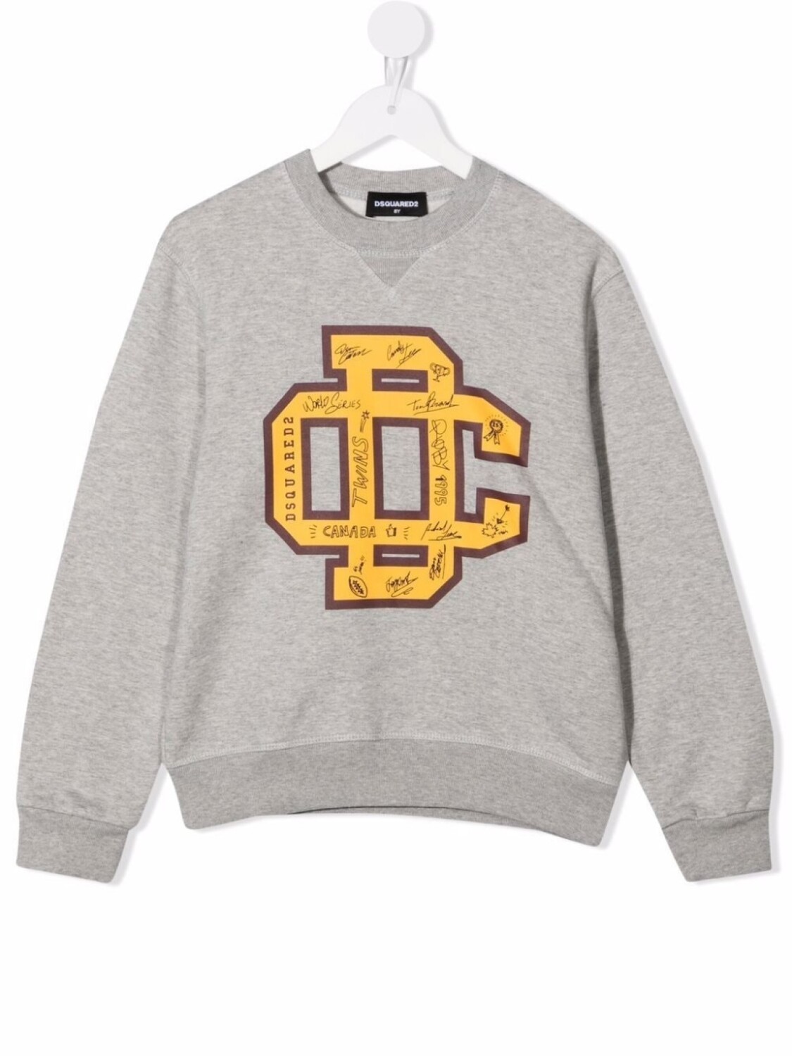 

DSQUARED2 KIDS толстовка с логотипом, серый