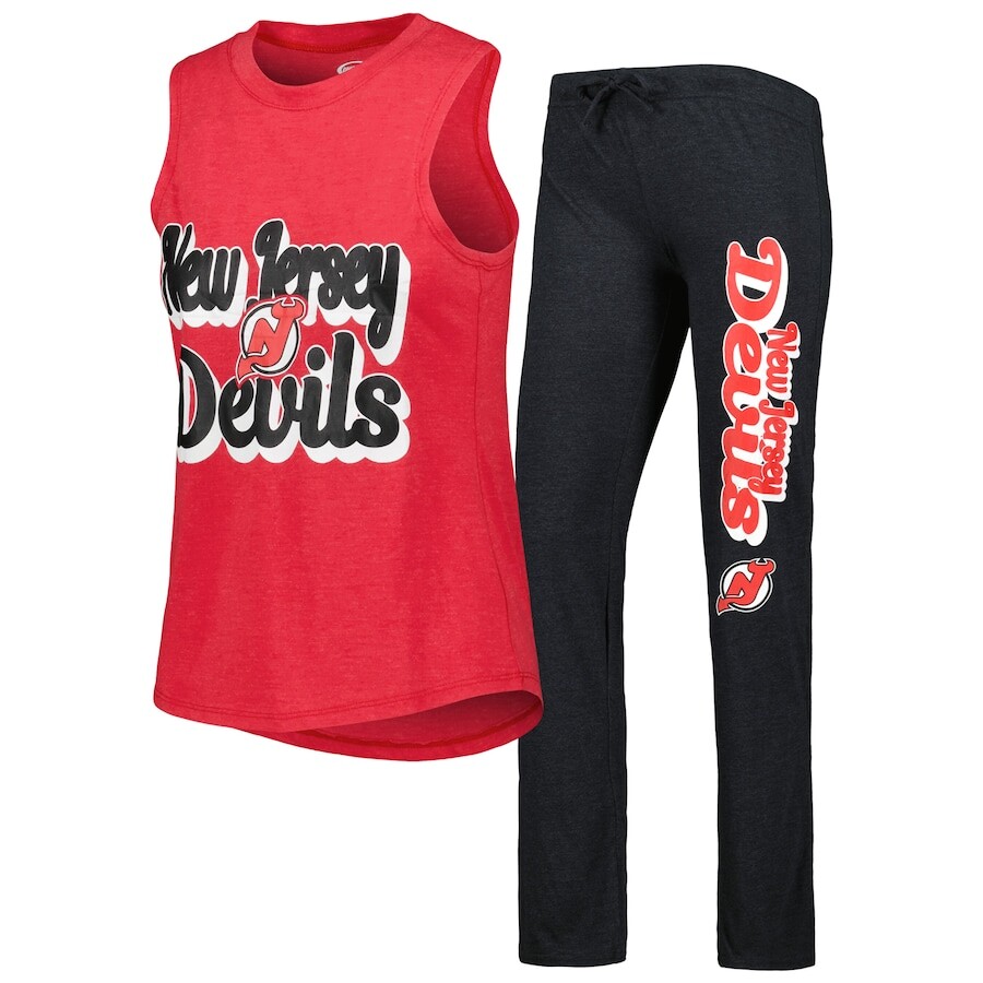 

Пижамный комплект Concepts Sport New Jersey Devils, черный