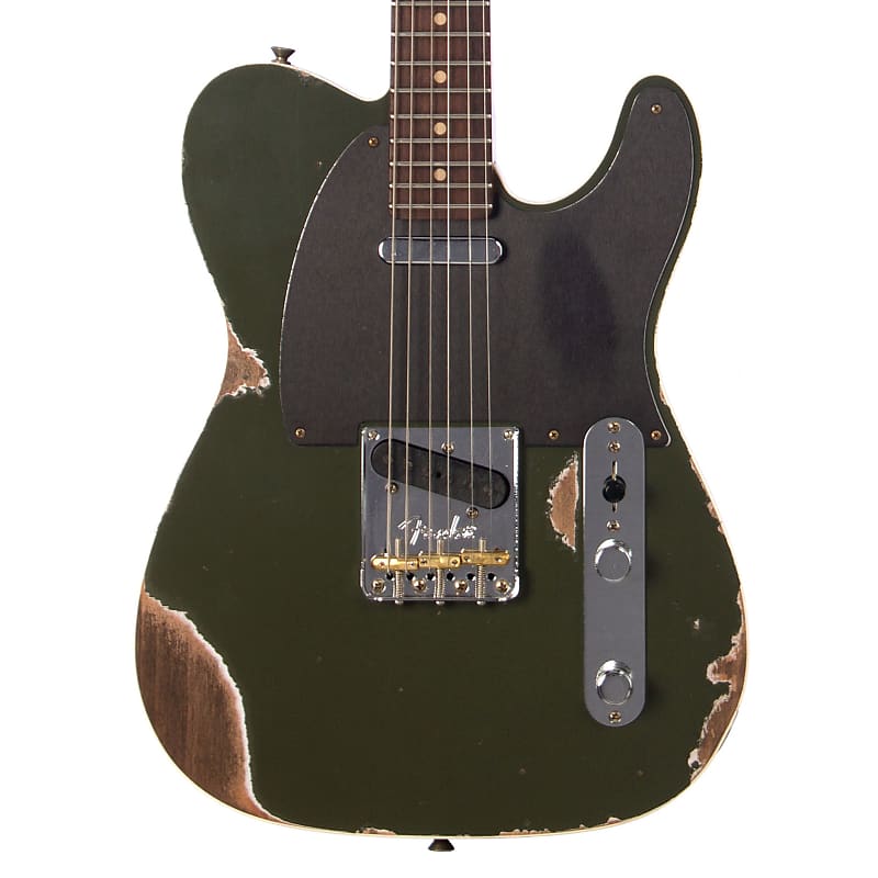 Электрогитара Fender Custom Shop MVP Telecaster Heavy Relic - Antique Olive Drab w/Rosewood Fingerboard - Dealer Select Master Vintage Player Series Electric Guitar - NEW!